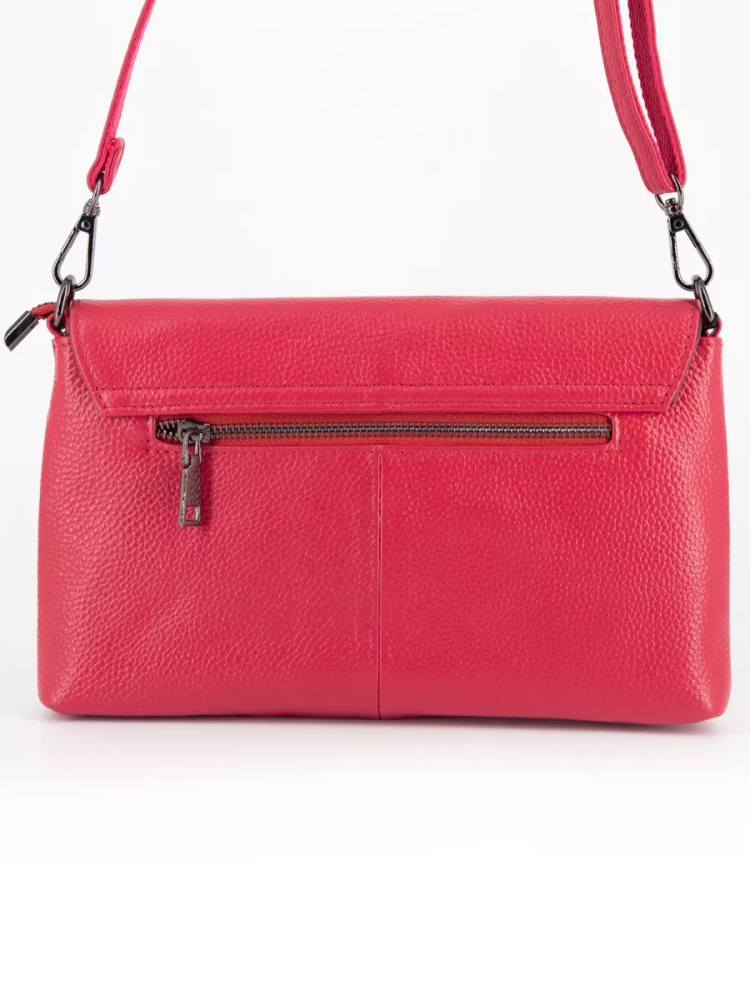 Клатч женский кожаный фуксия 8819