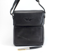 Черная мужская сумка-планшет IP Collection 3129-6 Black 