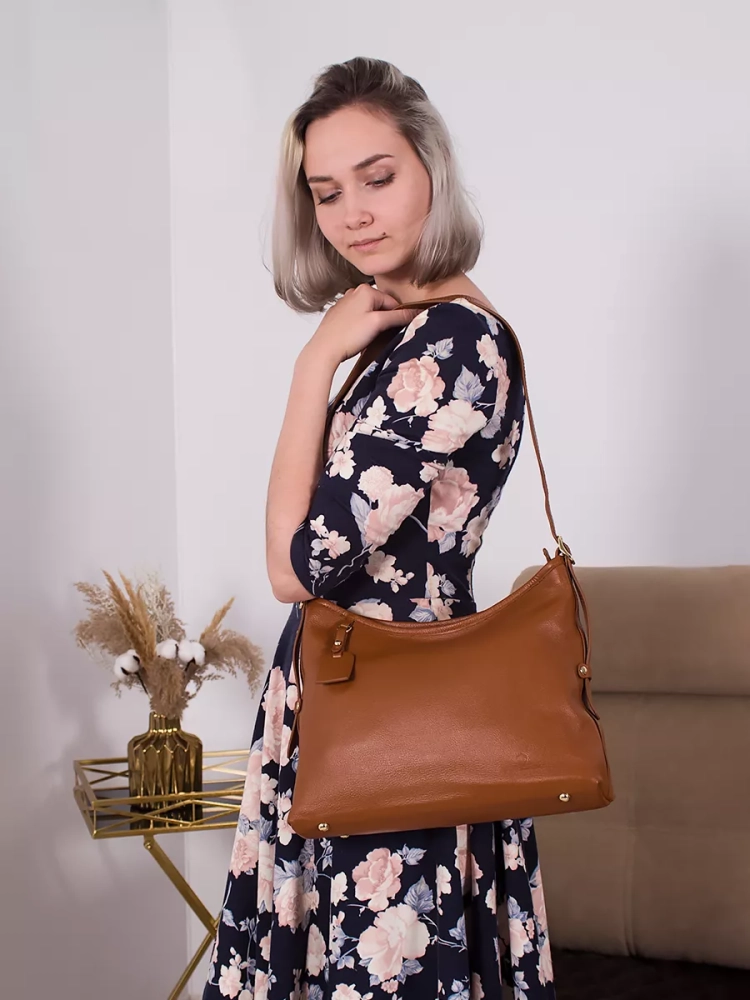 Сумка женская шоппер Paul Rayner brown 8214