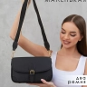 Женская кожаная сумка Paul Rayner black 6333