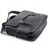 Большой мужской портфель из натуральной кожи Mulberry 5187mu black