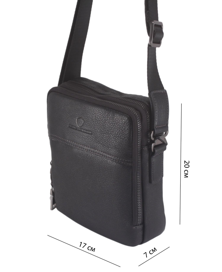 Компактная кожаная сумка Paul Rayner 003407-28_5079