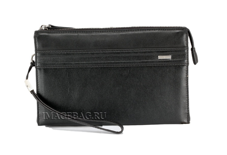 Маленький мужской клатч на молнии Giorgio Armani 126-1
