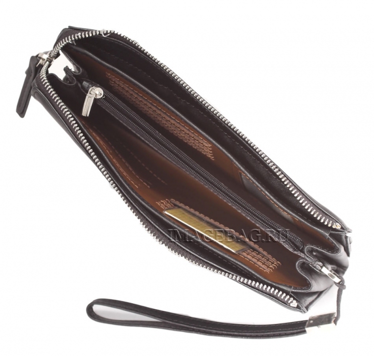 Маленький мужской клатч на молнии Giorgio Armani 126-1.2