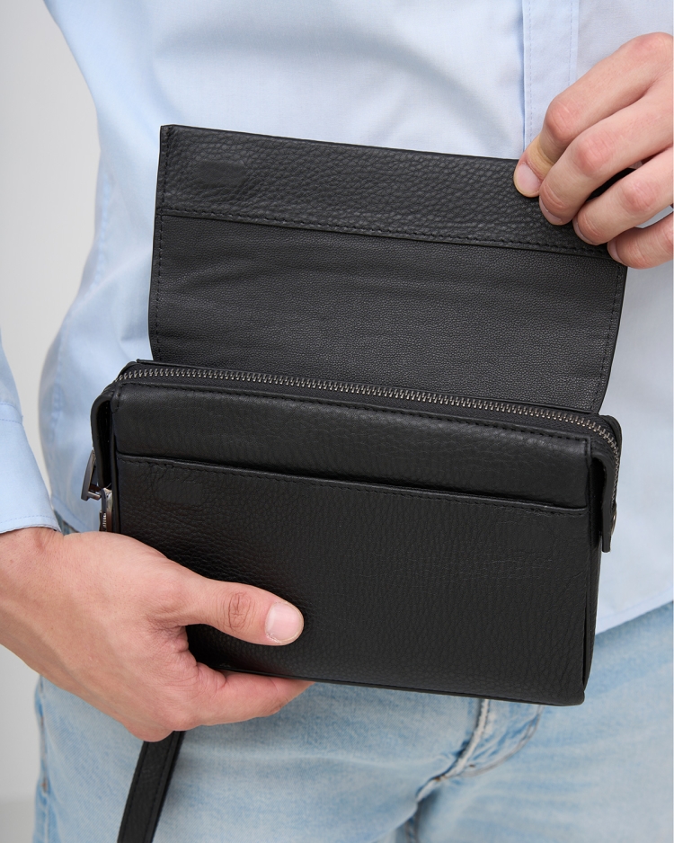 Мужской кожаный клатч с кодовым замком Paul Rayner 0351559-6