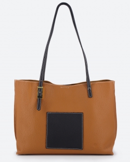 Женская сумка шоппер Paul Rayner Liza brown