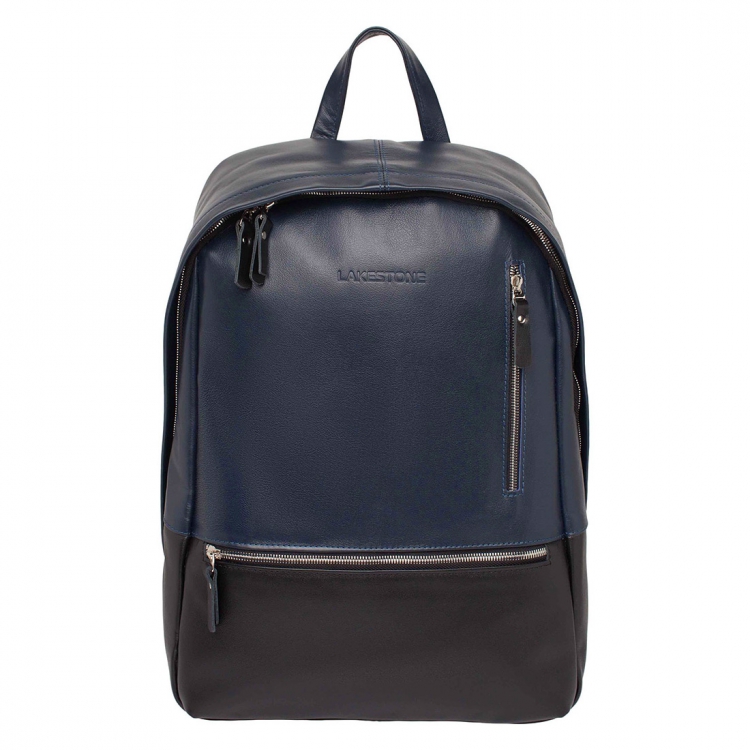 Кожаный рюкзак Adams Dark Blue/Black