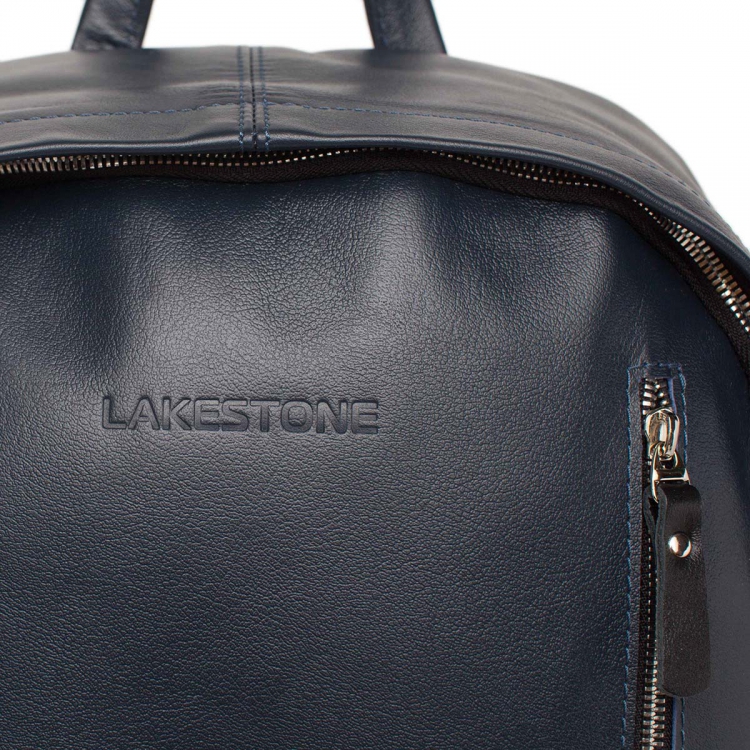 Кожаный рюкзак Adams Dark Blue/Black