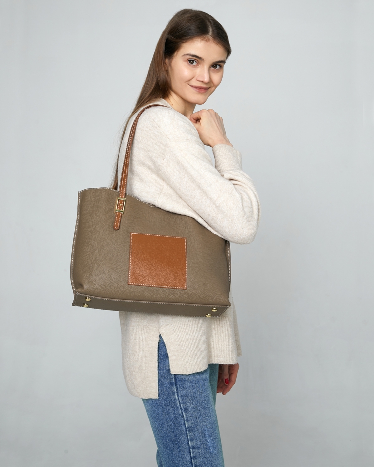 Женская сумка шоппер Paul Rayner grey