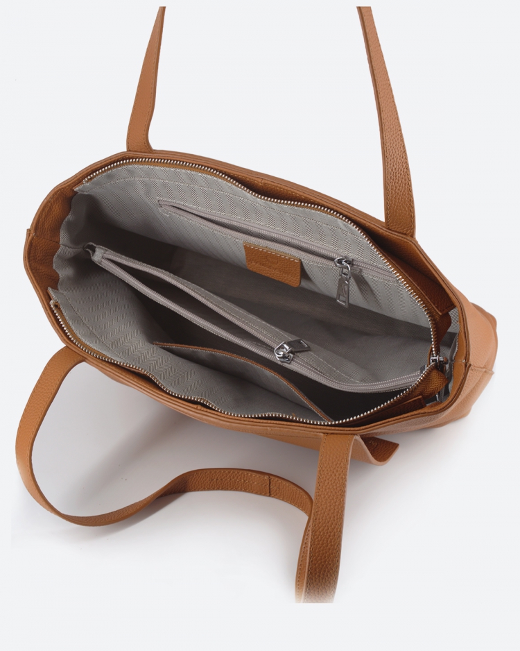 Сумка женская шоппер Paul Rayner brown Gloria 3188