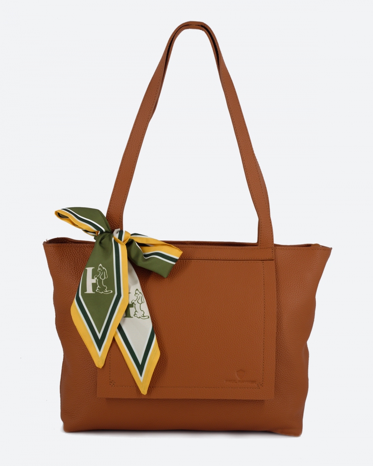 Сумка женская шоппер Paul Rayner brown Gloria 3188