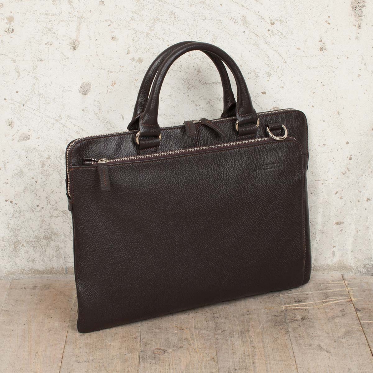 Коричневая деловая сумка Albert Brown