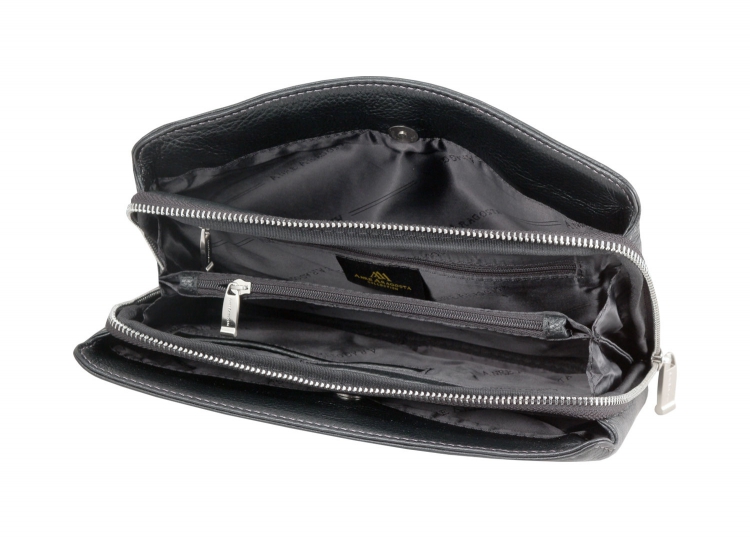 Мужской клатч на молнии кожаный Anre Aragosta__4156