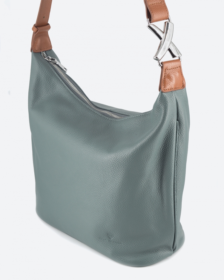 Сумка женская хобо Paul Rayner blue-green