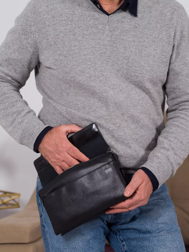 Мужской клатч барсетка на молнии  Paul Rayner 035136-1