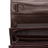 Элегантная коричневая барсетка мужская Evans Brown