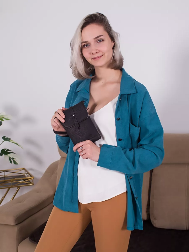 Женская сумка планшет Paul Rayner черная black 8056