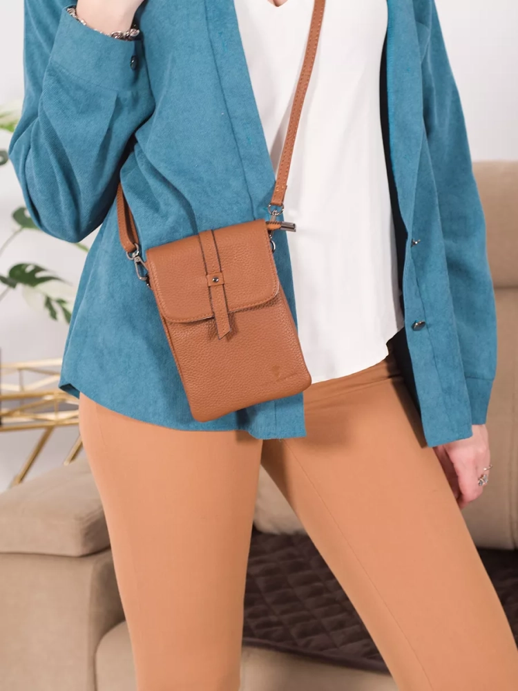 Женская сумка планшет Paul Rayner brown 8056