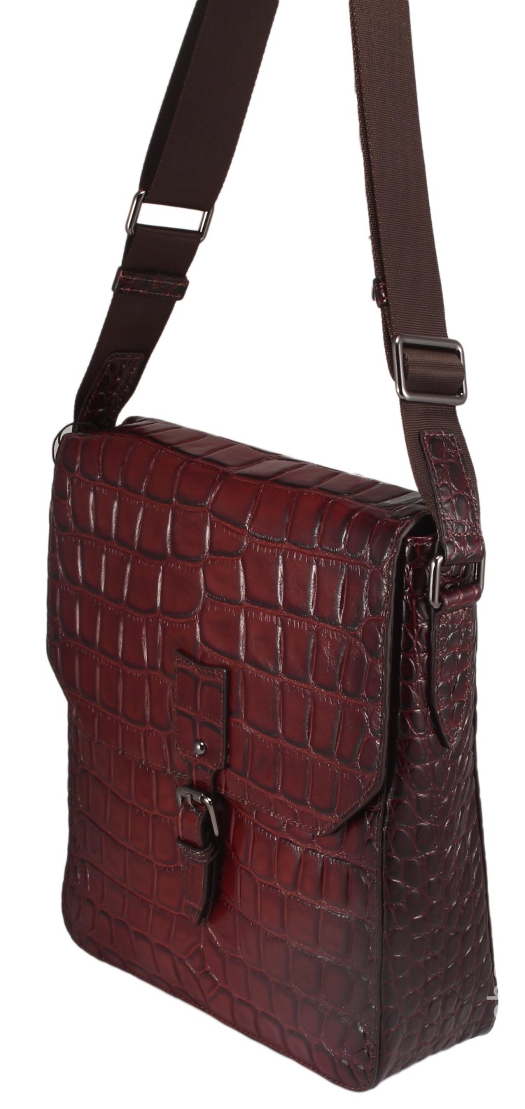 Объемная коричневая сумка Burberry 2411-1-19 _8873