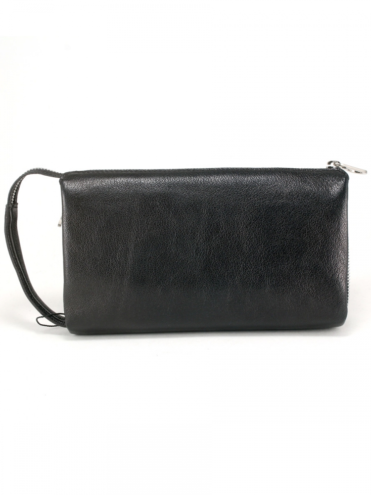 Кожаный мужской клатч с кистевым ремнем Paul Rayner 03538059-357