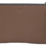 Двухцветная кожаная папка Fendi хаки _8966
