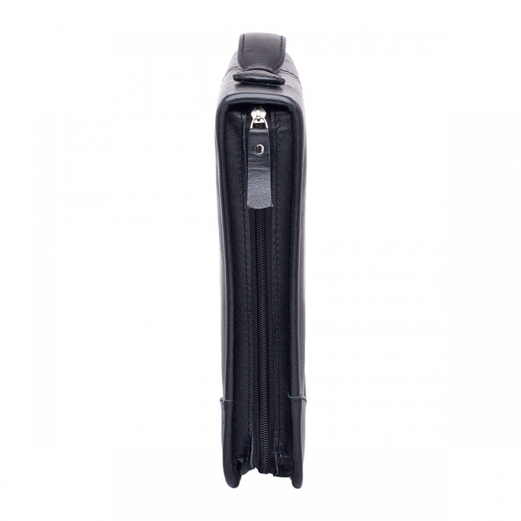 Кожаная папка черная Elmdale Black 961001/BL