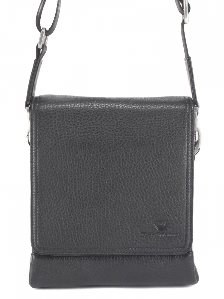 Кожаная cумка-планшет Paul Rayner черная 00312082-007_