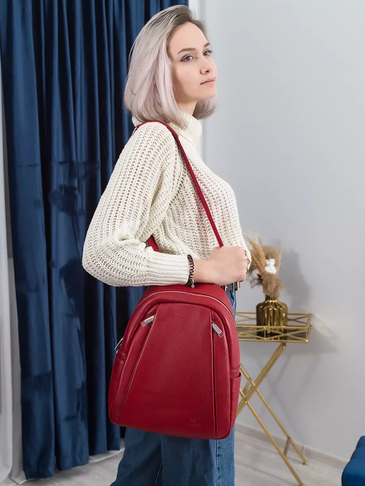 Рюкзак женский красный Paul Rayner Wendy red 1048