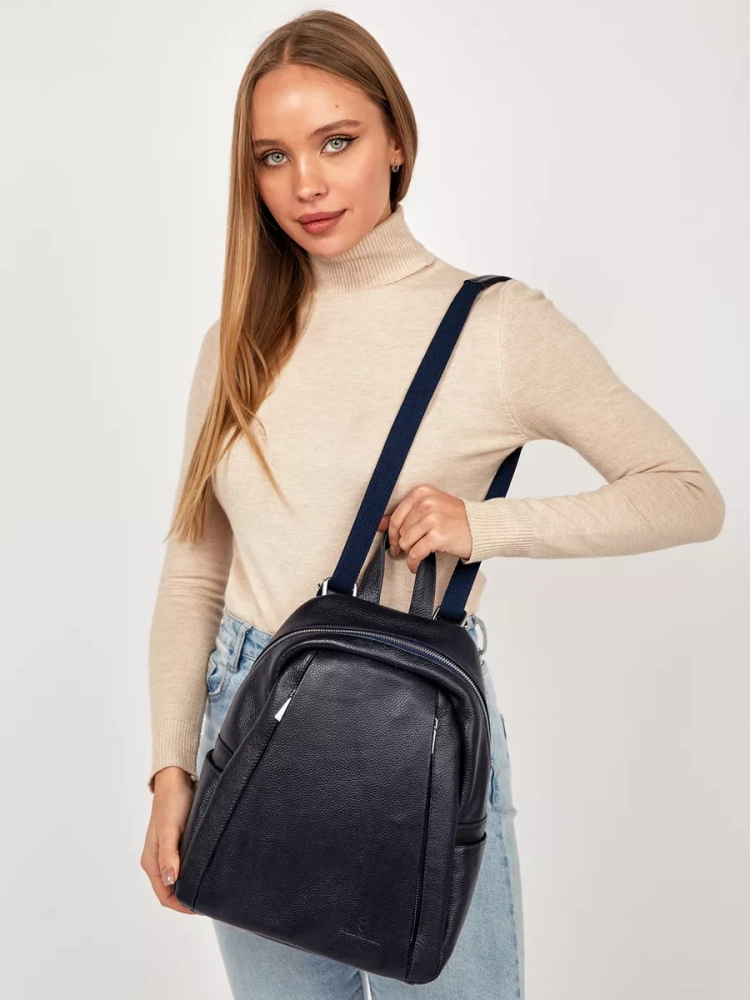 Синий женский городской рюкзак PR Wendy blue 1048