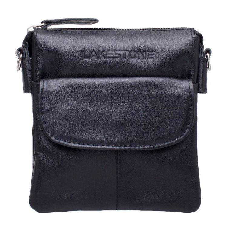 Кожаная маленькая сумка через плечо Osborne Black