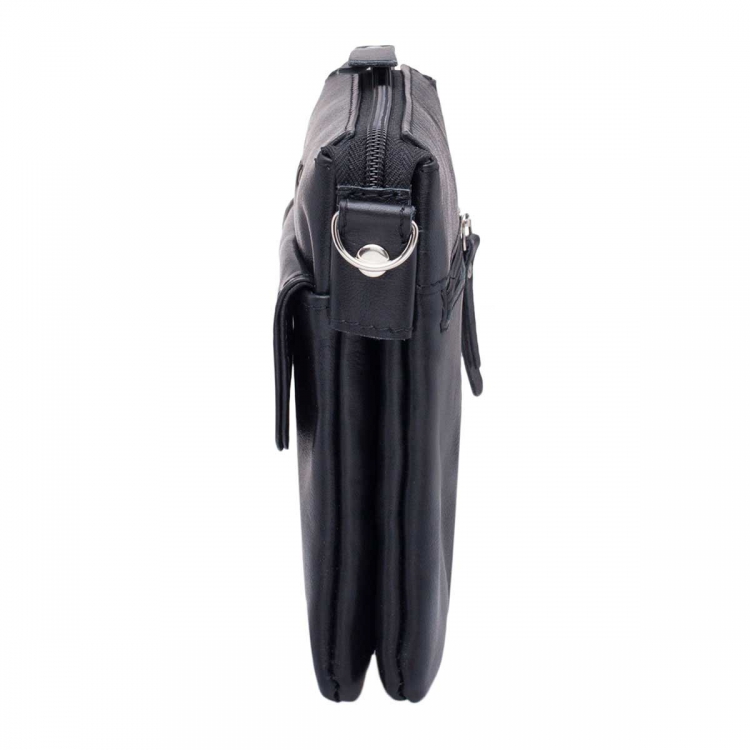 Кожаная маленькая сумка через плечо Osborne Black