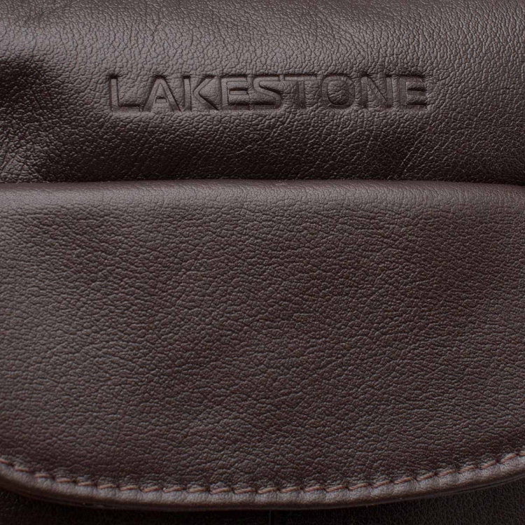 Маленькая мужская сумка коричневая Osborne Brown