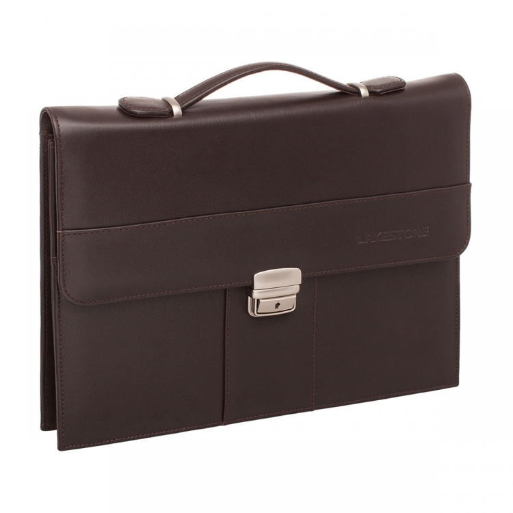Портфель папка из натуральной кожи Thomas Brown