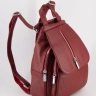 Рюкзак женский кожаный маленький Paul Rayner красный 1031-1