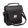 Небольшой мужской кожаный портфель Bishop Black