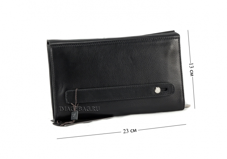 Мужской клатч из натуральной кожи Giorgio Armani 98205-1й.1