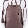 Женский кожаный городской рюкзак PR розовый 1029