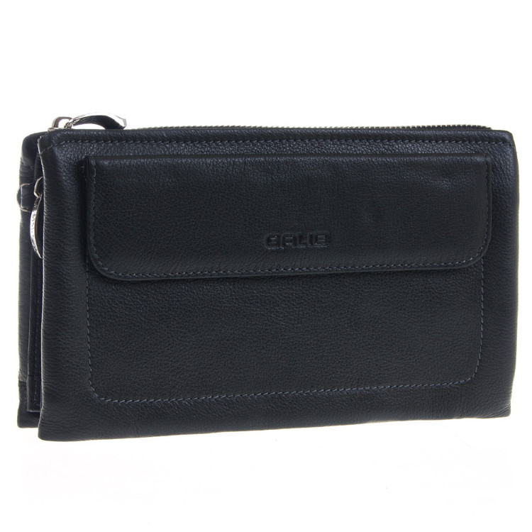 Клатч кожаный мужской на молнии GALIB 7M166