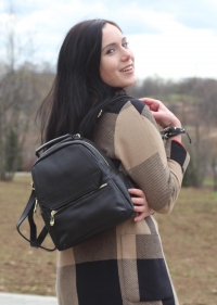 Женский рюкзак городской Paul Rayner (Gina) black 1043BL