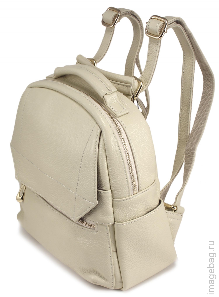 Рюкзак женский бежевый Paul Rayner (Gina) beige 1043WT