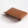 Клатч женский кожаный коричневый 8819